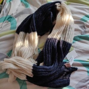 Forever 21 Long Striped Chunky Winter Scarf